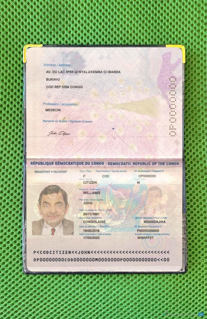 Download Congo pass (2015 present) photo look Photoshop template